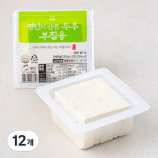 한둘 명인이 만든 두부 부침용, 120g, 12개