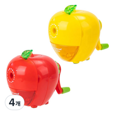 deLi 得力 蘋果削筆器 E0659, 隨機出貨, 4個