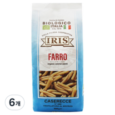 이리스파스타 유기농 파로 카세레체, 500g, 6개