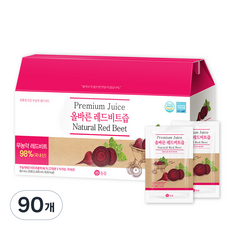 올즙 올바른 레드비트즙, 80ml, 90개