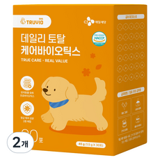 CJ제일제당 강아지 트루비오 데일리 토탈 케어바이오틱스 30p, 45g, 2개, 장건강/유산균