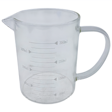 玻璃量杯 M7300, 1個, 350ml, 透明亮