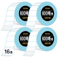 DADA 感熱標籤 600張, 16捲