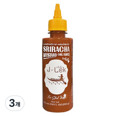 J-LEK 是拉差芥末辣椒醬, 225ml, 3個