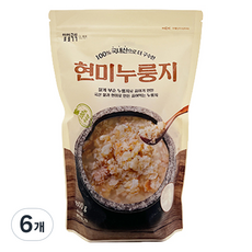 태광선식 일일곡식 국산 현미 누룽지, 800g, 6개