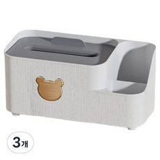 루네타 깔끔한 데스크정리함 S, 화이트, 3개