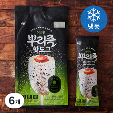 우양 어니언 뿌리즐 핫도그 (냉동), 80g, 5개입, 6개