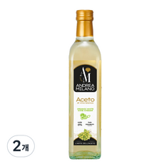 Andrea Milano 白葡萄酒醋, 500ml, 2個