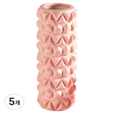 하태스몰 시원한 근육이 잘풀리는 마사지롤러 미니 30 x 9 cm, 5개, 핑크