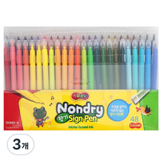 토루 논드라이 향기 사인펜 세트, 48색, 3세트
