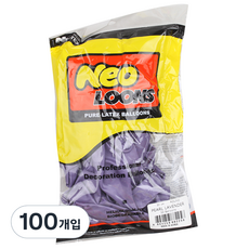 NEOTEX 30 cm 圓形氣球, 珍珠薰衣草紫, 100個