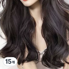 Nalli Sisters 波浪接髮髮片 50cm, 棕黑色, 15個