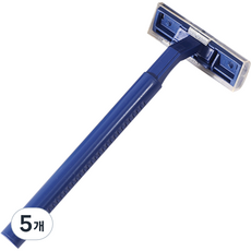 코메리 일회용면도기 스테인리스 블루 B0968, 50개입, 5개