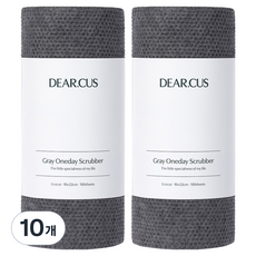 디어커스 그레이 원데이 에코컷 수세미, 차콜그레이, 10개, 100개입