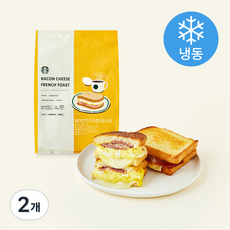 스타벅스 베이컨 치즈 프렌치 토스트 (냉동), 125g, 4개입, 2개