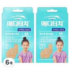 메디터치 탄력밴드 혼합형 폼드레싱 8p, 6개