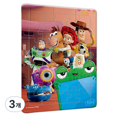 TOY STORY 玩具總動員 5 底板拼圖 D35-33, 3個, 35件
