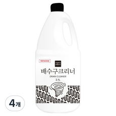 가성비가브랜드다 배수구 클리너, 4개, 2.1L
