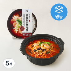 우양 강릉식 짬뽕 순두부 국밥 (냉동), 340g, 5개
