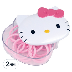 바이하츠 헬로키티 플라스틱 카드링 15개입 중, 2세트, 24mm