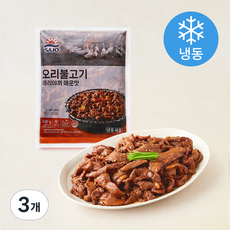 사조원 오리불고기 데리야끼 매운맛 (냉동), 600g, 3개