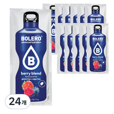 bolero 2kcal無糖補水沖泡粉 綜合莓果口味, 24包, 9g