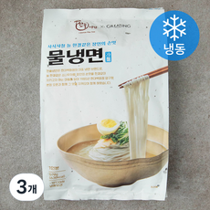 한솔냉면 그리팅 물냉면 1인분 (냉동), 3개, 570g