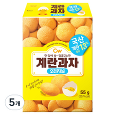 청우식품 계란과자 오리지널, 5개, 55g