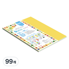 종이문화 스타일리쉬 얇은 혼합색지 120g 03 SN Tone, 99개, B4