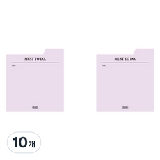 플레픽 모이스트 트레이싱 인덱스 메모지 M, 05 머스트투두, 1개입, 10개