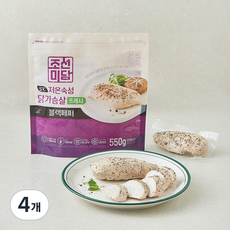조선미담 저온숙성 닭가슴살 프레시 블랙페퍼, 550g, 4개, 1개입