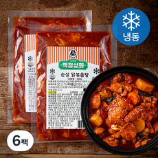 아내의쉐프 순살 닭볶음탕 (냉동), 300g, 6팩