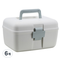 家用收納盒 藍色, 6個