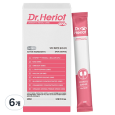 닥터헤리엇 반려동물 유리너리 영양제, 100g, 신장&비뇨기, 6개
