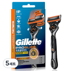 Gillette 吉列 2024 ProGlide電動手柄+刮鬍刀片組, 5套