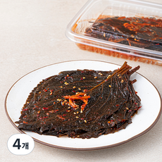 식탁위의사계 양념깻잎 절임, 200g, 4개