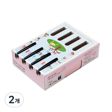 paperculture 플레이캘리 메이트 明信片 23 大波斯菊粉, A6, 2個