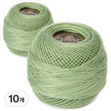 D-M-C No.19 80 梭織花邊線 10p, 號碼 368, 10個