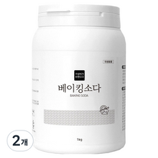 GaseongbigaBeuraendeuda 容器型小蘇打粉, 1kg, 2個