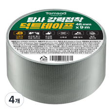 Tamsaa 強力黏著管道膠帶 48mm x 9m, 4個