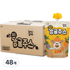 아이꼬야 제주 감귤주스, 감귤맛, 100ml, 48개