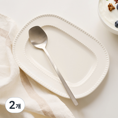 MAISON OBJET Sier Delight 西餐餐具 晚餐湯匙, 銀色, 2個, 單品