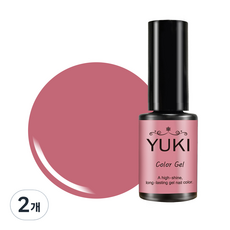 YUKI 彩色凝膠, 132號 秋季粉紅, 5g, 2個