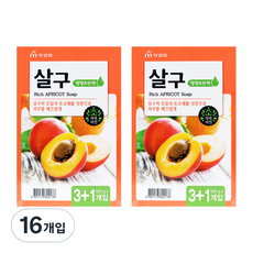 무궁화 자연미인 살구비누, 100g, 16개