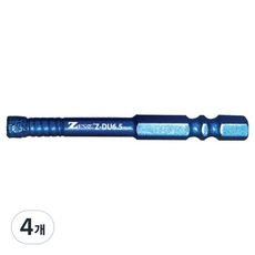 제스트 다용도 다이아몬드 블루융착 코어드릴 비트 Z-DU6.5 6.5mm, 4개