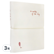 아이씨엘디자인 오브더데이 플래너 다이어리 M, 아이보리, 3개