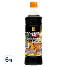 첫맛 마늘간장소스, 1.05kg, 6개