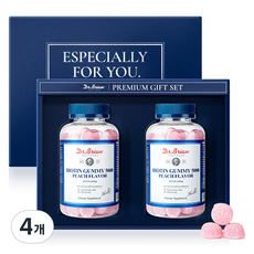 Dr.Brian ROETTGER 生物素軟糖 5000 水蜜桃口味 100 100粒, 4個, 300g