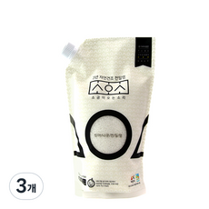 소금이오는소리 3년묵은 씻어나온 천일염, 700g, 3개
