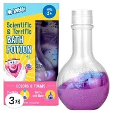 미스터버블 바스 포션 목욕놀이 입욕제 바이올렛, 50g, 3개